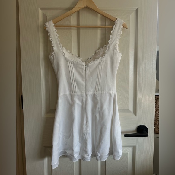 House of CB White Lace Trim Dress - Picture 6 of 9